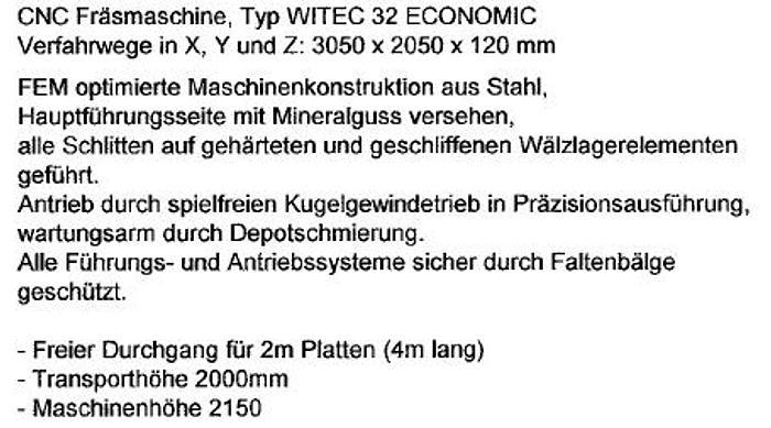 Used 2012 Wissner Witec 32 Economic