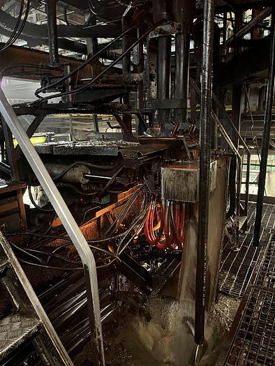 Used EMHART IS10 - EF 5 1/2 '' DG LH Hotend glass production line