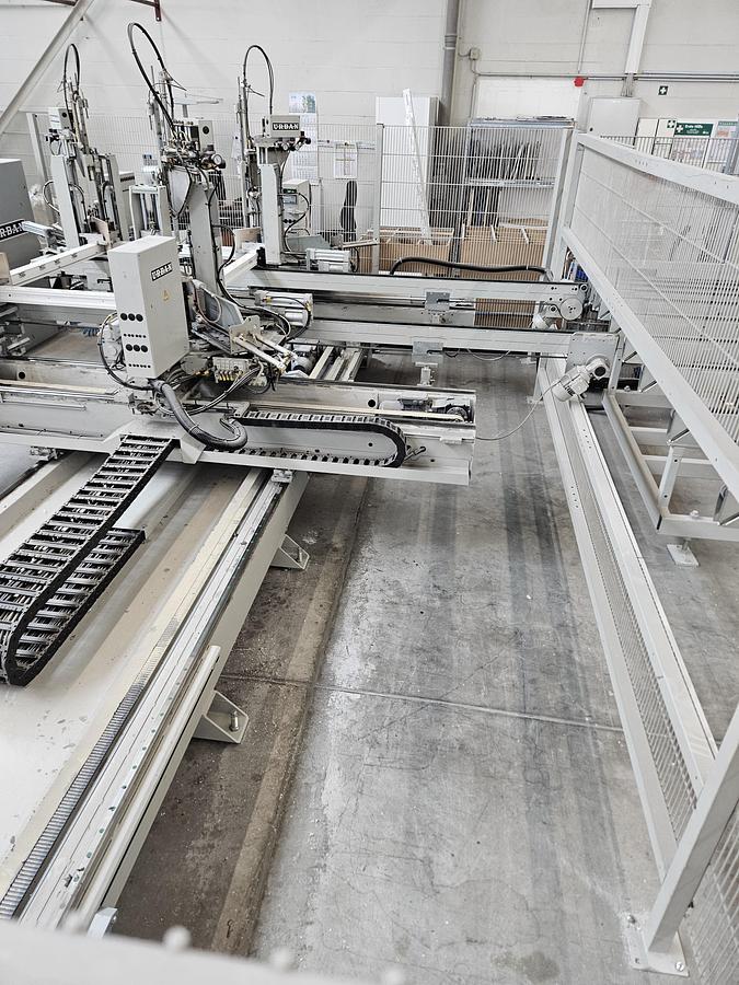 Used Schüco Production line for PVC/plastic windows