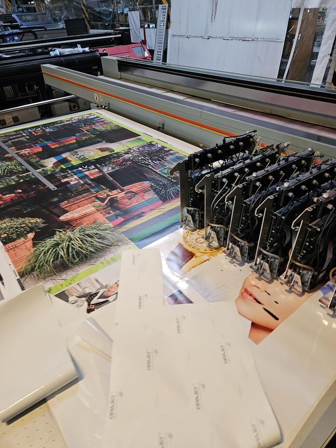 Used 2012 Agfa Anapurna + OCE arizona + printing machines package
