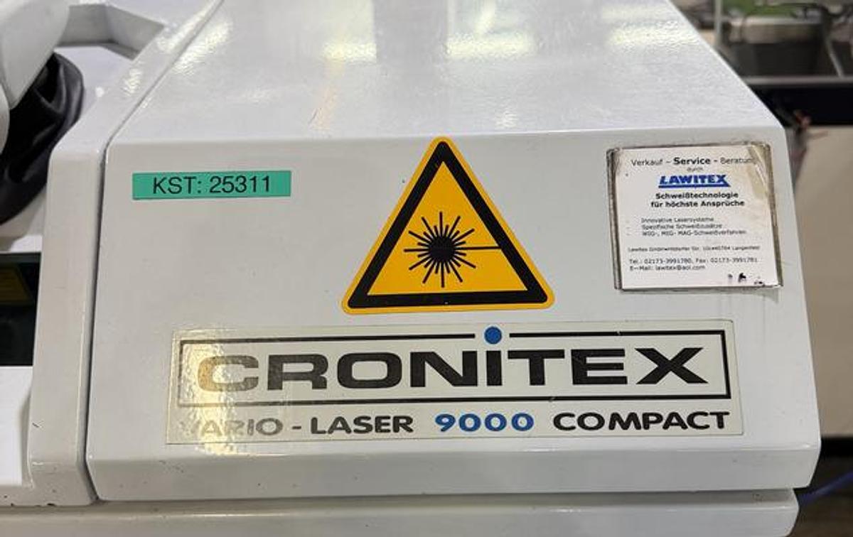 Used 2002 CRONITEX VARIO-LASER 9000 COMPACT Laser Welding Machine