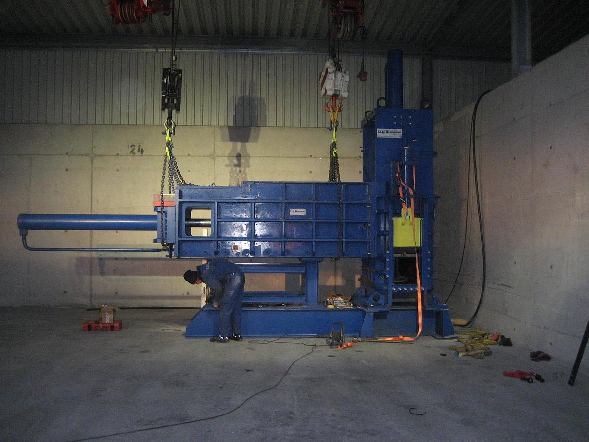 Used 2013 ATM Scrap Baler 40x40