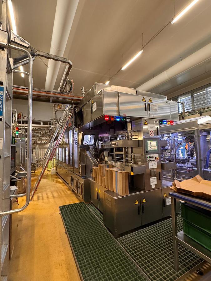 Used Elopak Carton Filling and Packing Line