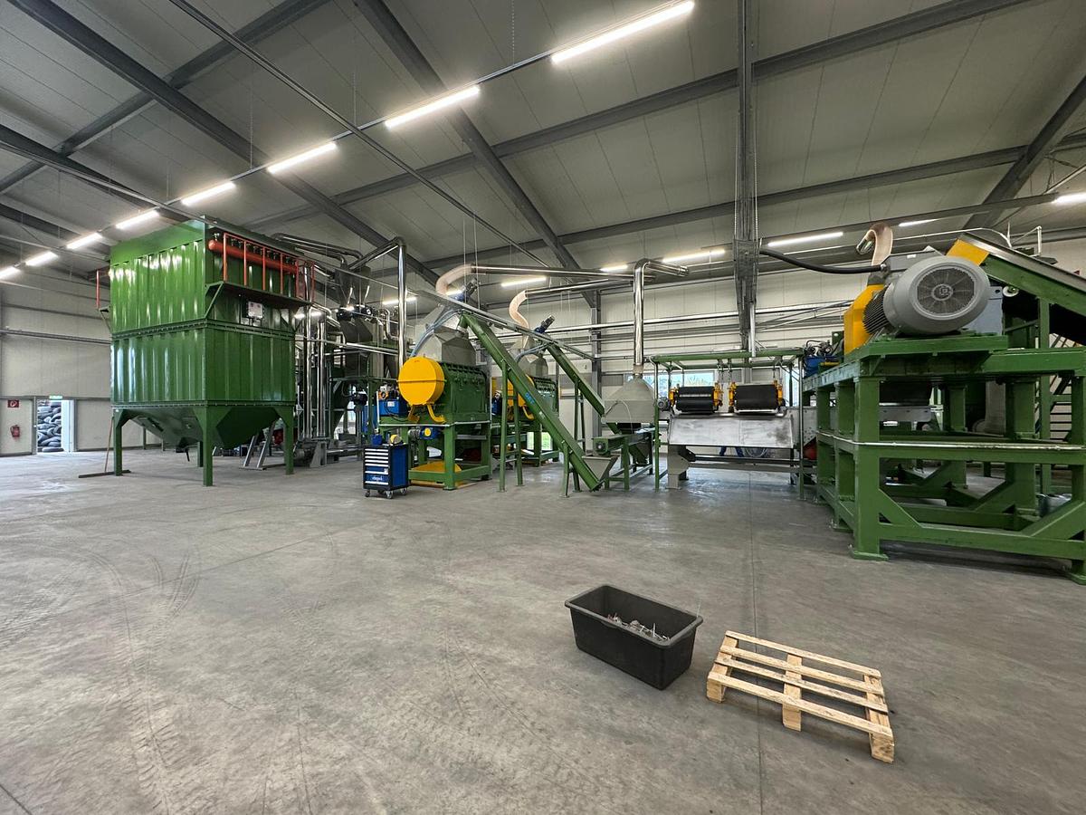 Used 2024 Global EnerTec Tire Granulation Line without shredder