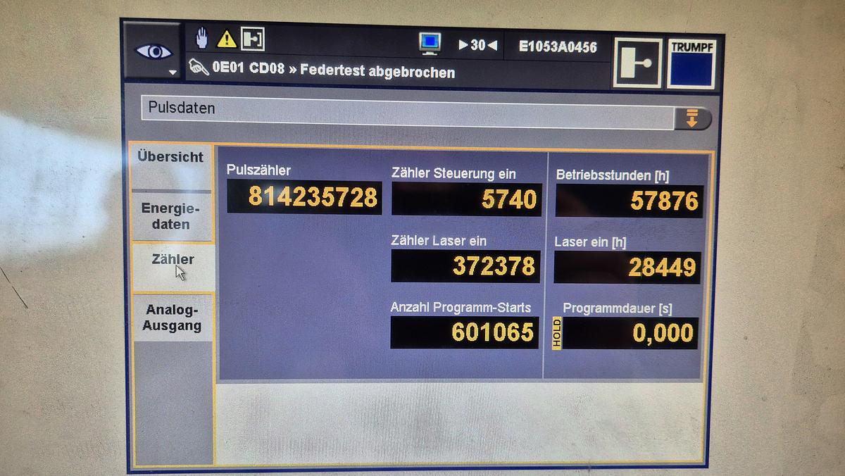Used 2010 Trumpf TruLaser 5030