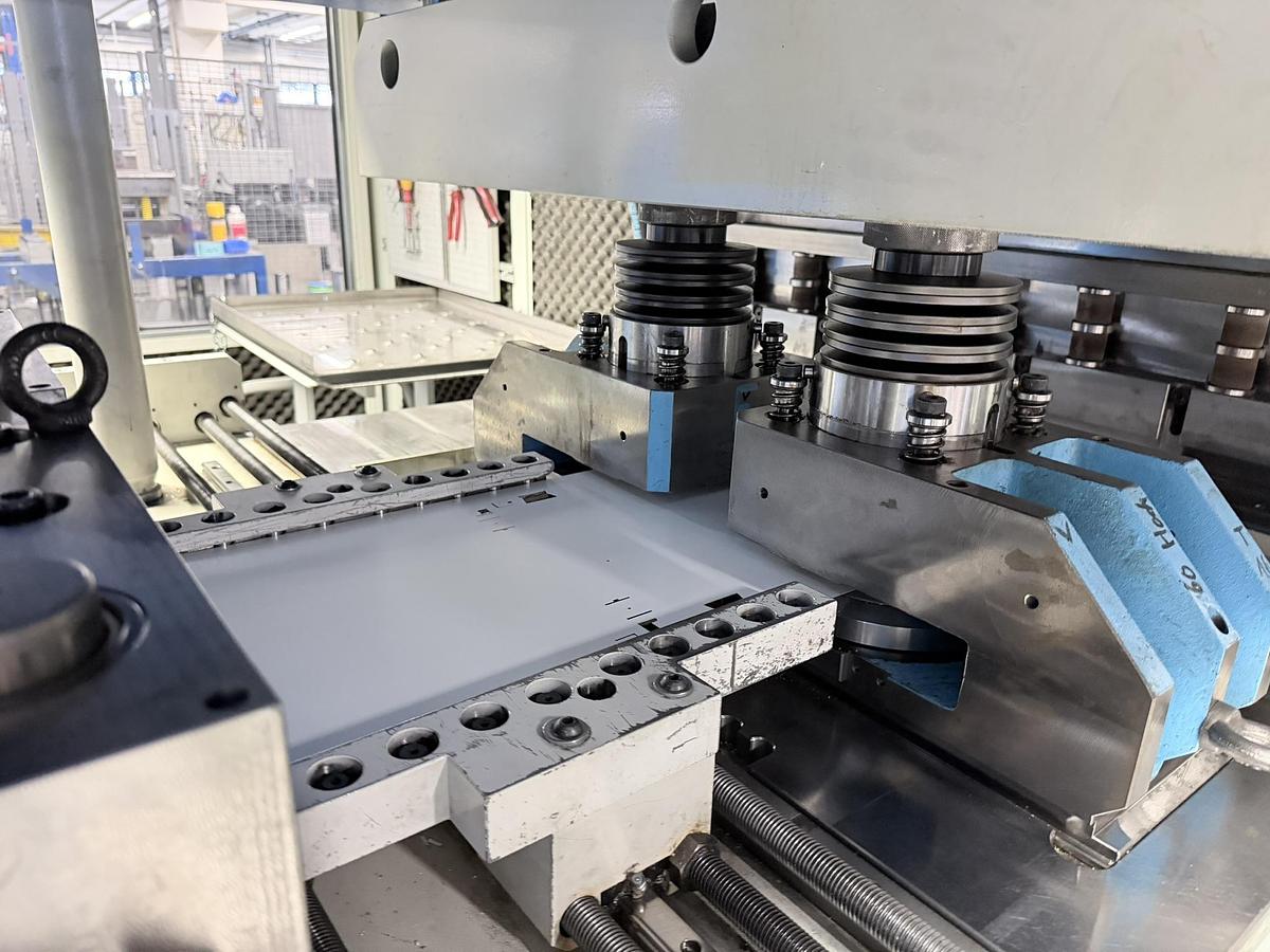 Used Dalcos Coil Punching and Bending line with Salvagnini P4-1916 Bending Center