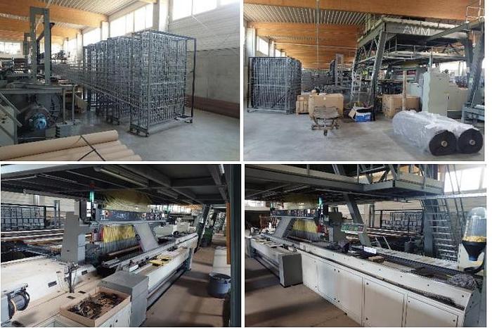 Used 2001 Van de Wiele AWM 51 Wire Weaving Loom with PTR Jacquard