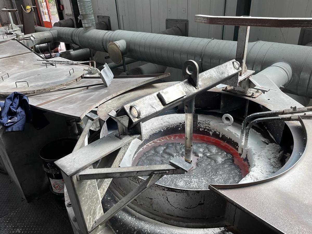 Used Complete Salt Bath Heat Treatment Plant