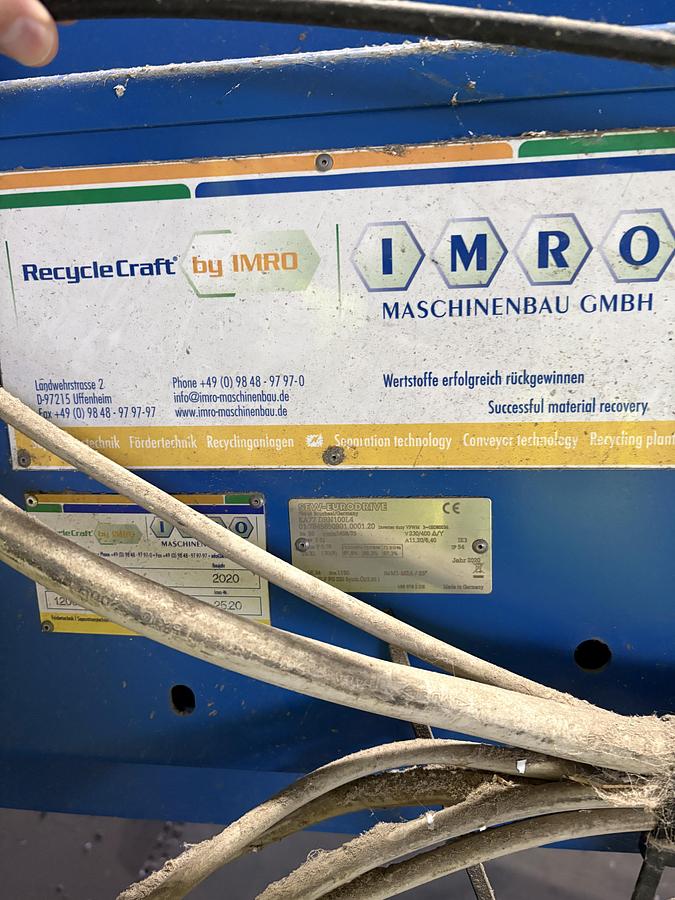 Used 2020 IMRO Conveyor Belt