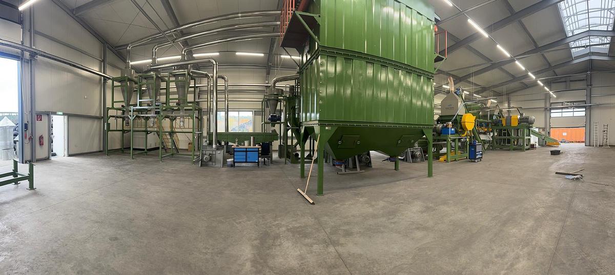 Used 2024 Global EnerTec Tire Granulation Line without shredder