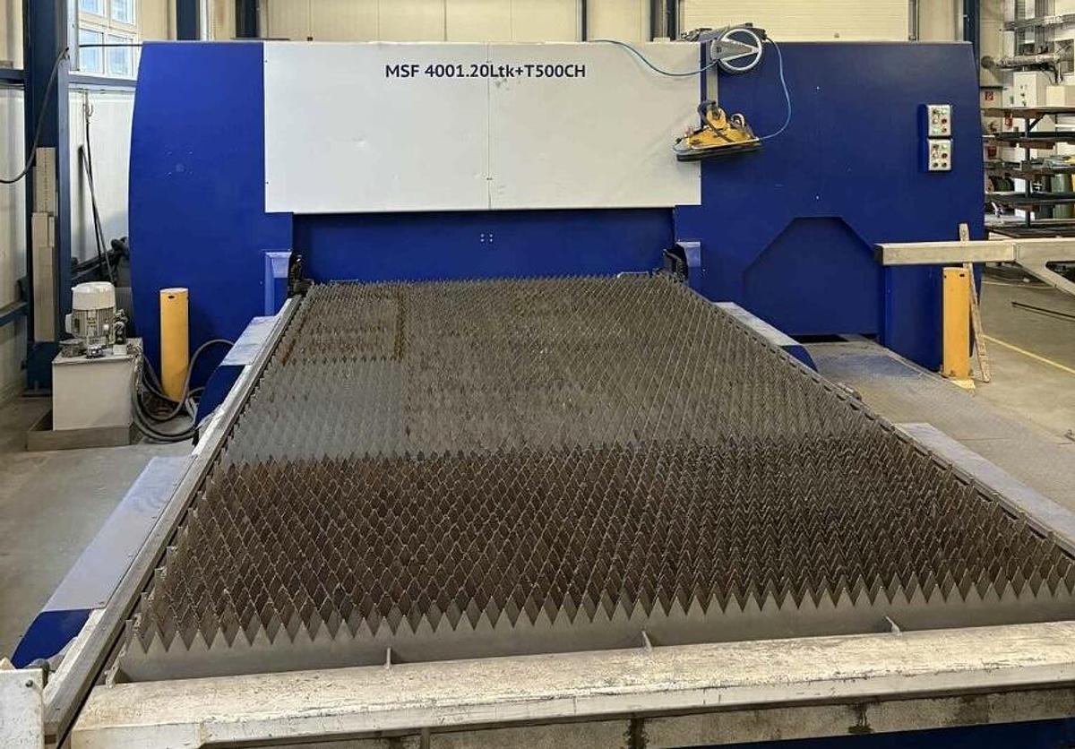 Used 2016 MicroStep MSF 4001.20Ltk+T500 4kW IPG