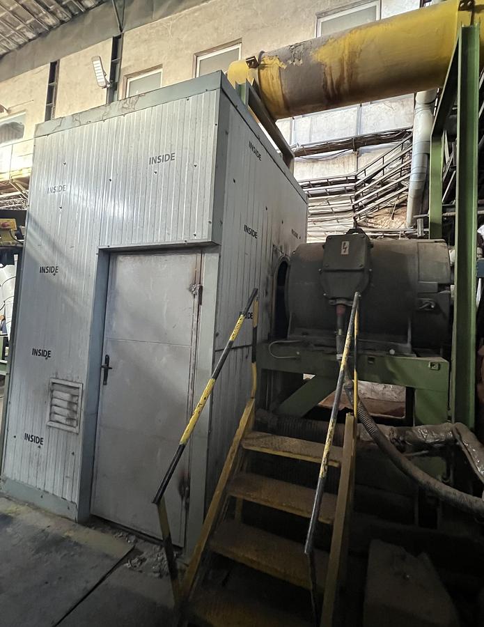 Used Bezner wood chip production line