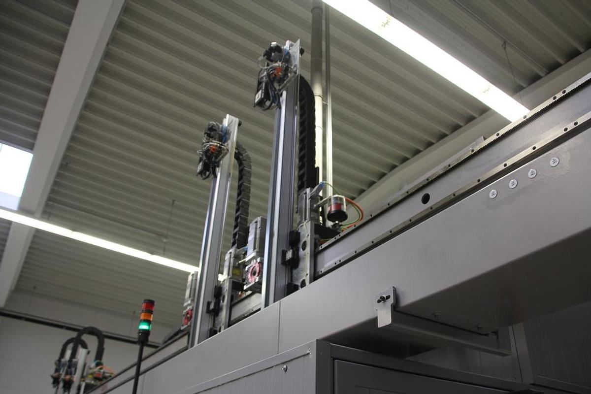 Used 2010 Automated Surface Finishing Line with Güdel Transport System