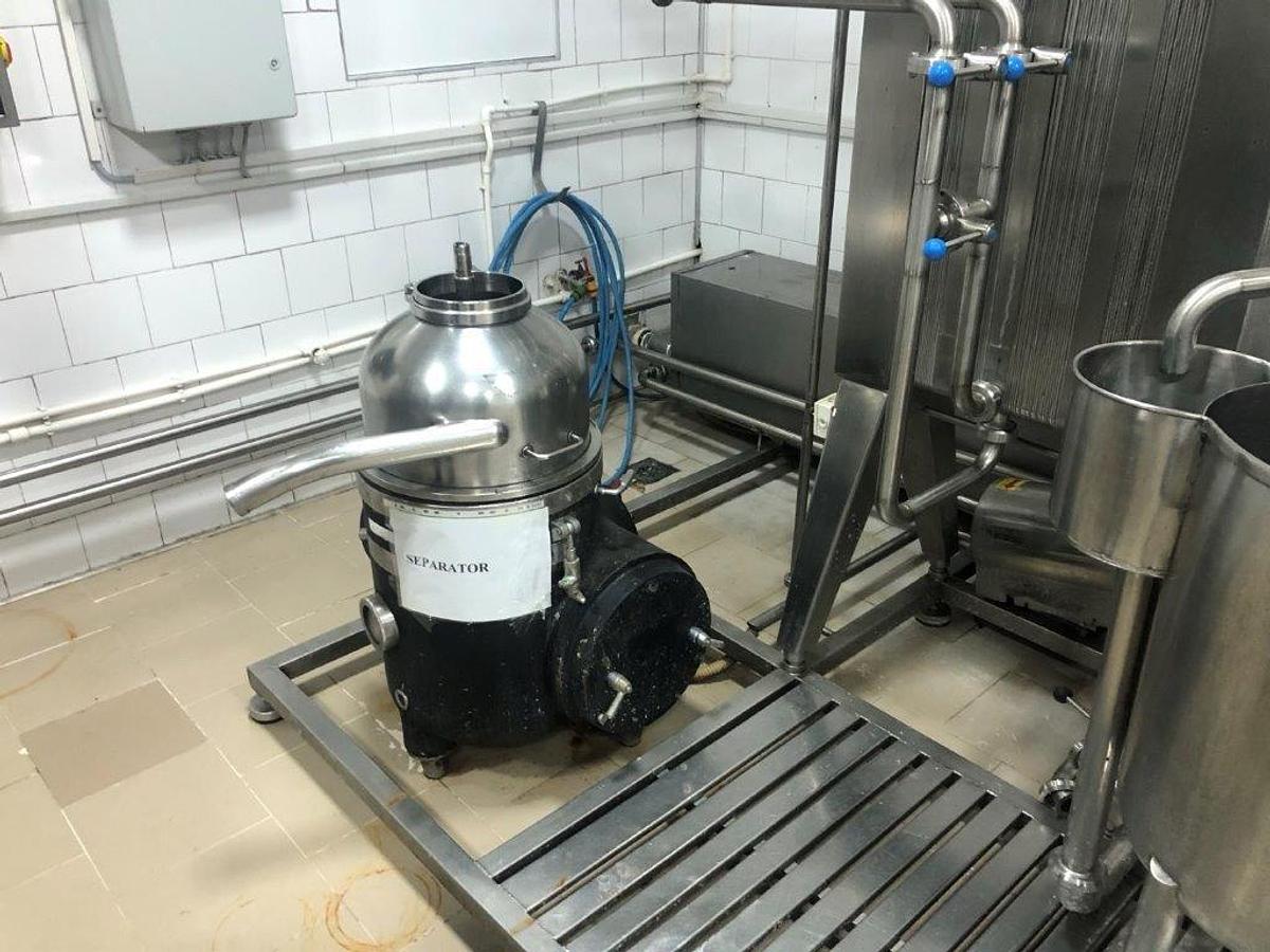 Used Small Dairy line - 2.000 L milk per hour