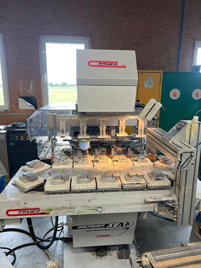Used 2007 2x Comec XE 13 5C / 130 Pad Printing Machines