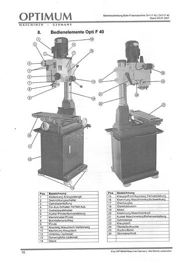 Used Optimum Opti F45