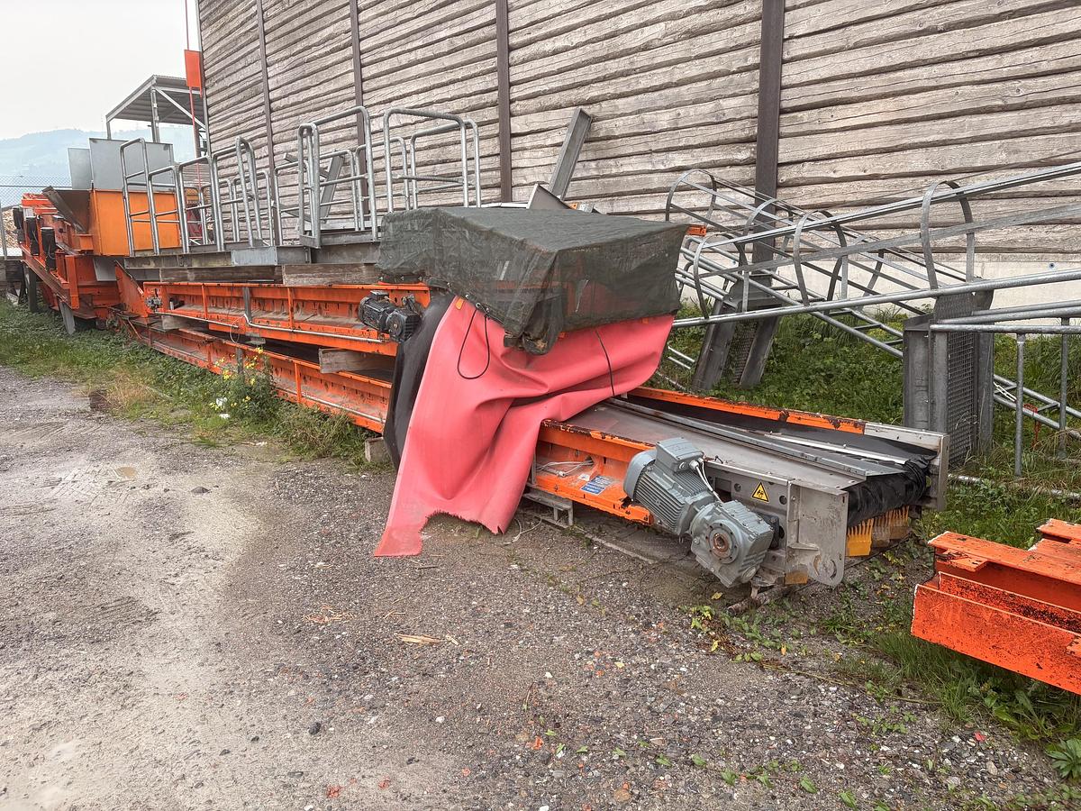 Used 2012 Komptech Multistar 2-SE Stationary Star Screen – Complete Screening Plant with Conveyors, Walkways and Steinert Magnet