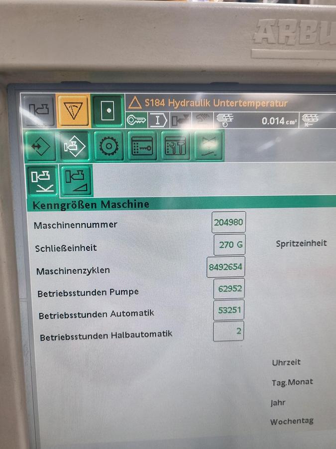 Used 2007 ARBURG ALLROUNDER 270 C Golden