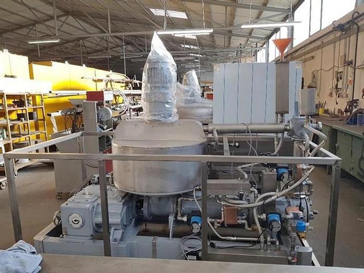 Used 2x Screw Tempering Machine for Chocolate