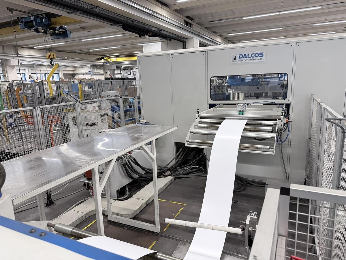 Used Dalcos Coil Punching and Bending line with Salvagnini P4-1916 Bending Center