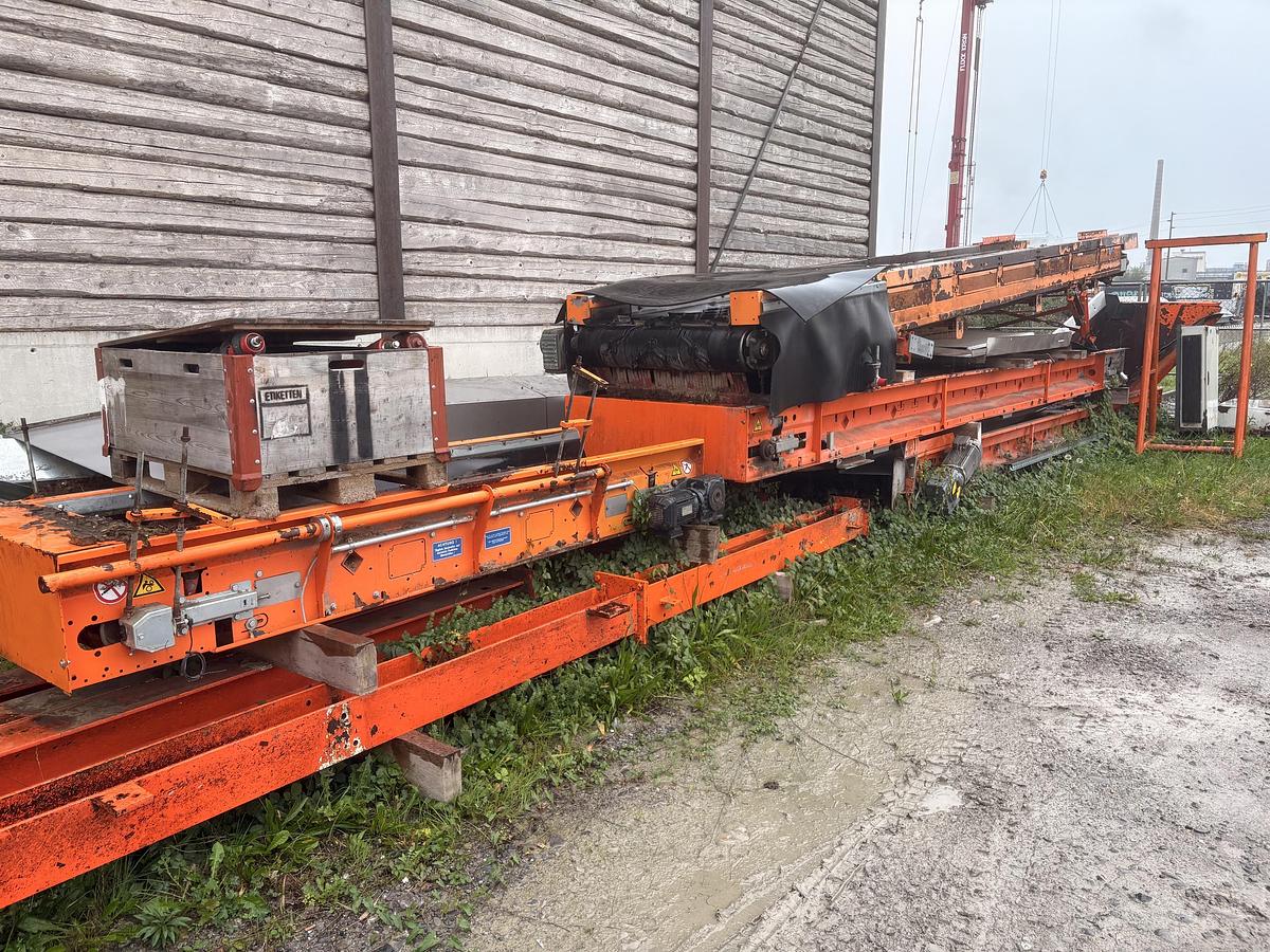 Used 2012 Komptech Multistar 2-SE Stationary Star Screen – Complete Screening Plant with Conveyors, Walkways and Steinert Magnet