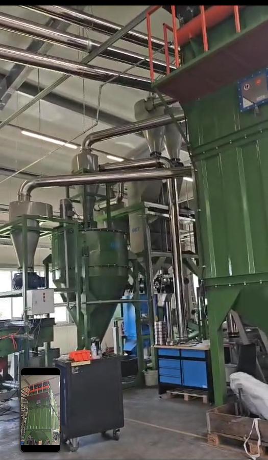 Used 2024 Global EnerTec Tire Granulation Line without shredder