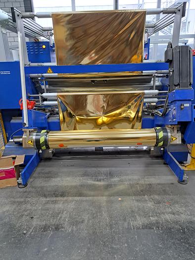 Used 2008 FEAS wrapping machine for hot stamping foils