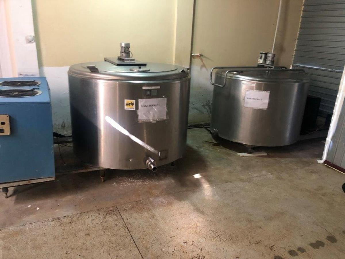 Used Small Dairy line - 2.000 L milk per hour