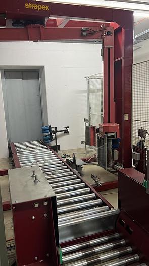 Used fully automatic rotary arm pallet wrapping machine