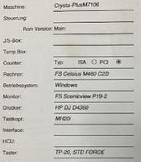 Used 2009 Mitutoyo CRT PM 7109