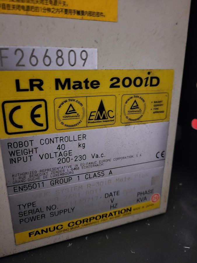 Used 2022 Fanuc  LR Mate 200iD