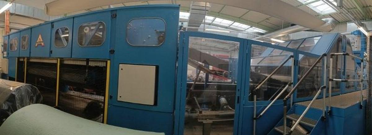 Used 2012 Spinnbau  Carding Machine Feeder  & Autefa Cross Lapper