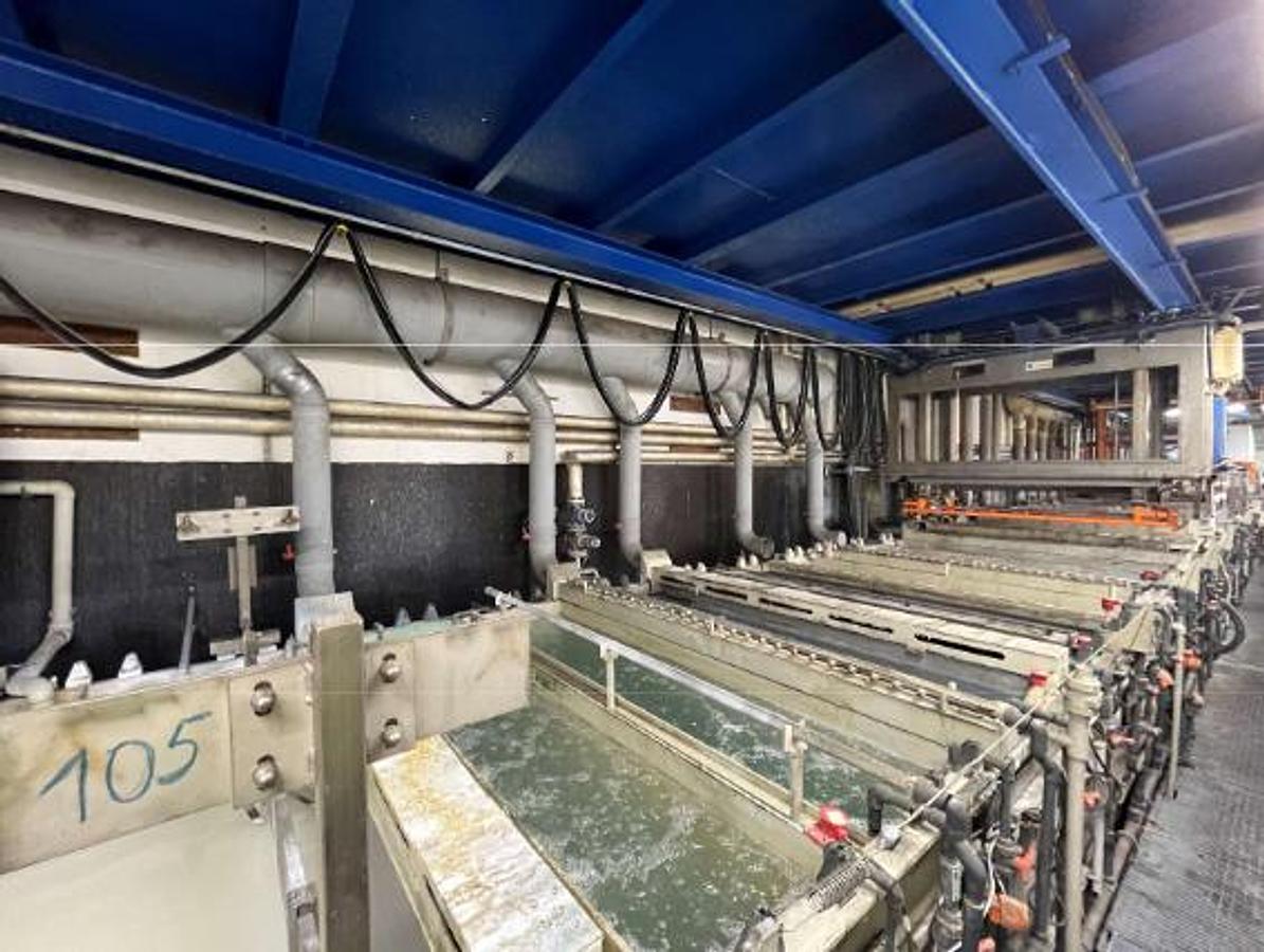 Used 2003 Heiche Complete Aluminium Surface Treatment Line