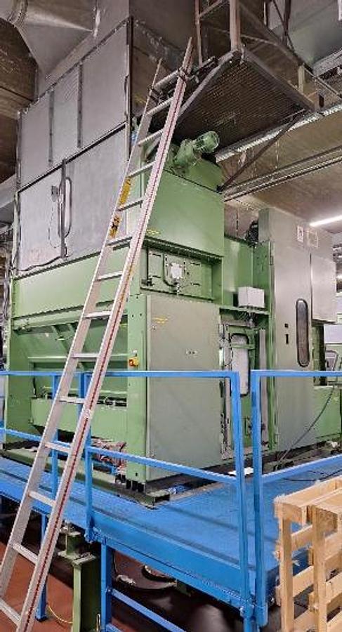 Used - Complete Used Nonwoven Production Plant for Sale - Needlepunch Line with Fiber Opening, Carding, Lapping, Needling and Winding