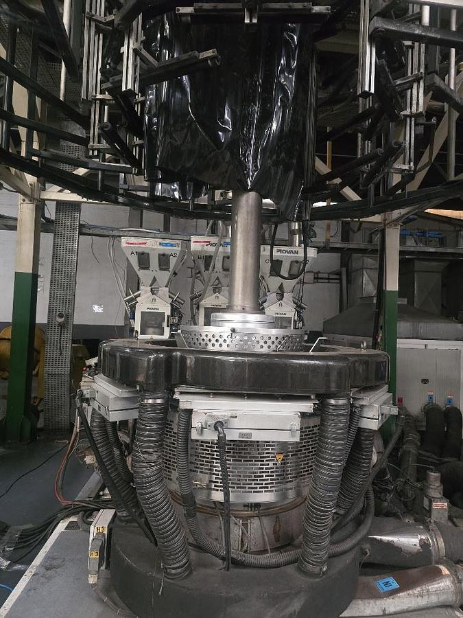 Used 2012 Macchi  3-layer co-extrusion blown film line