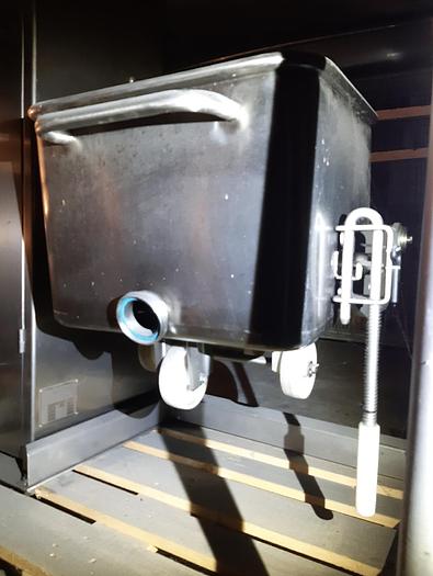 Used Seydelmann Stainless steel container tipper