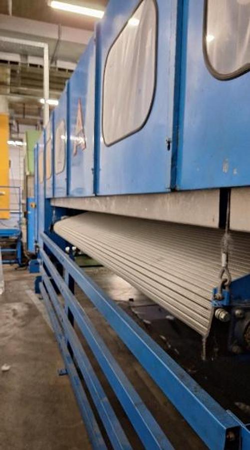 Used - Complete Used Nonwoven Production Plant for Sale - Needlepunch Line with Fiber Opening, Carding, Lapping, Needling and Winding