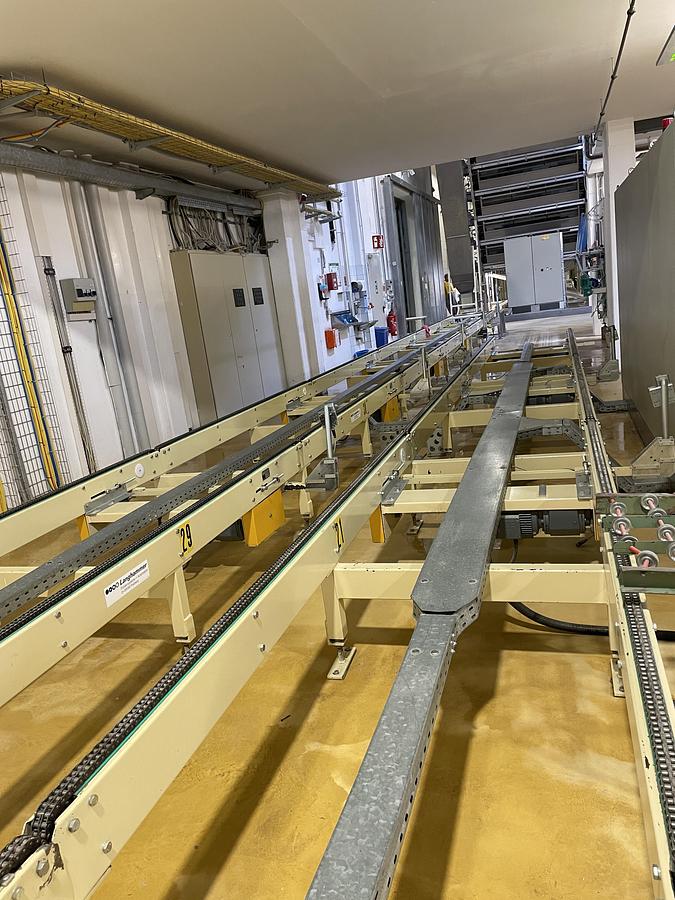 Used 1997 Langhammer Palletizing System for Euro Pallets - Complete Line