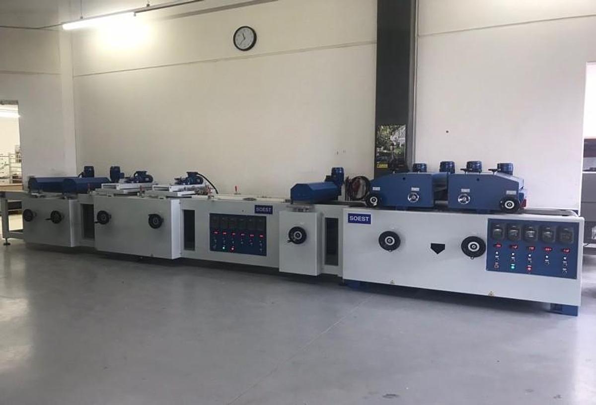 Used 2019 Soest Universal Surface Finishing Line – Parquet / Wood Surfaces