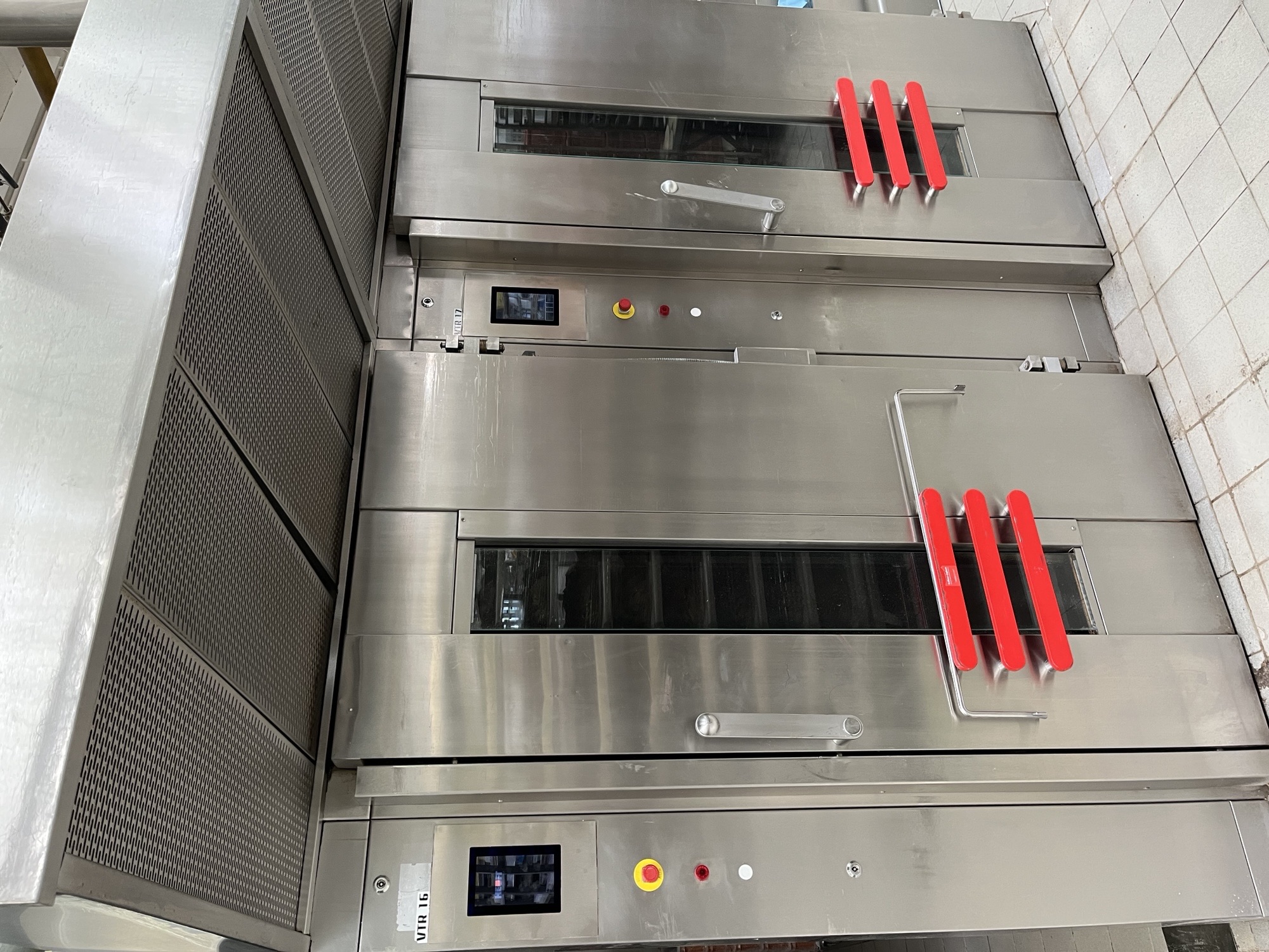 Used 2 × Heuft Thermo-Roll Thermal Oil Ovens