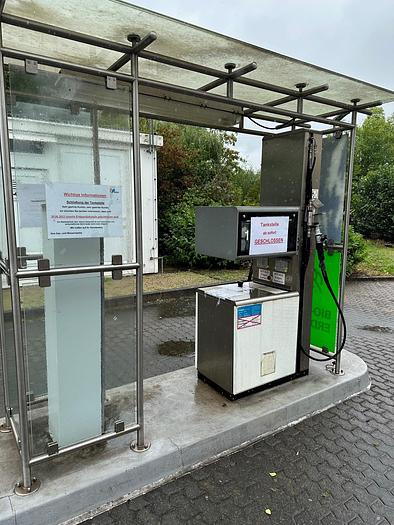 Used natural gas filling station