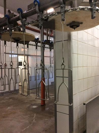 Used slaughterhouse 3500 birds/hour