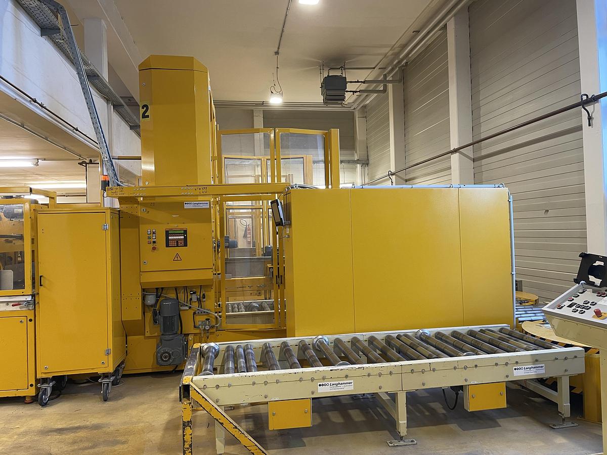 Used 1997 Langhammer Palletizing System for Euro Pallets - Complete Line