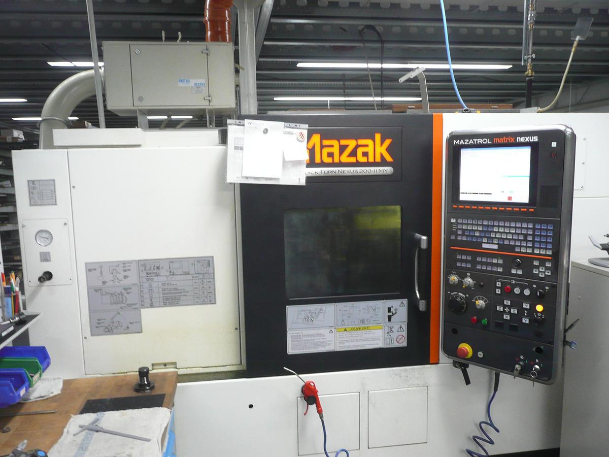 Used 2012 Mazak Quickturn Nexus 200-II MY CNC Lathe