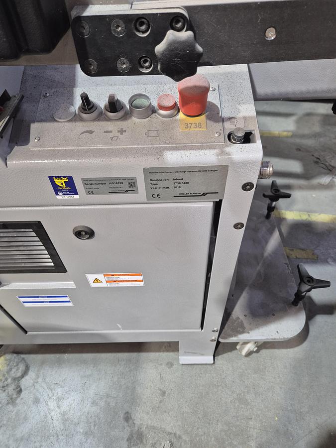 Used 2019 Muller Martini Infeed