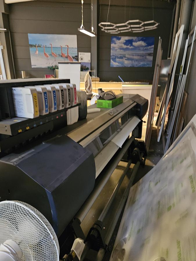Used 2012 Agfa Anapurna + OCE arizona + printing machines package