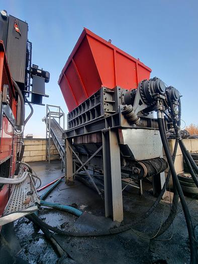 Used 2 shafts shredder