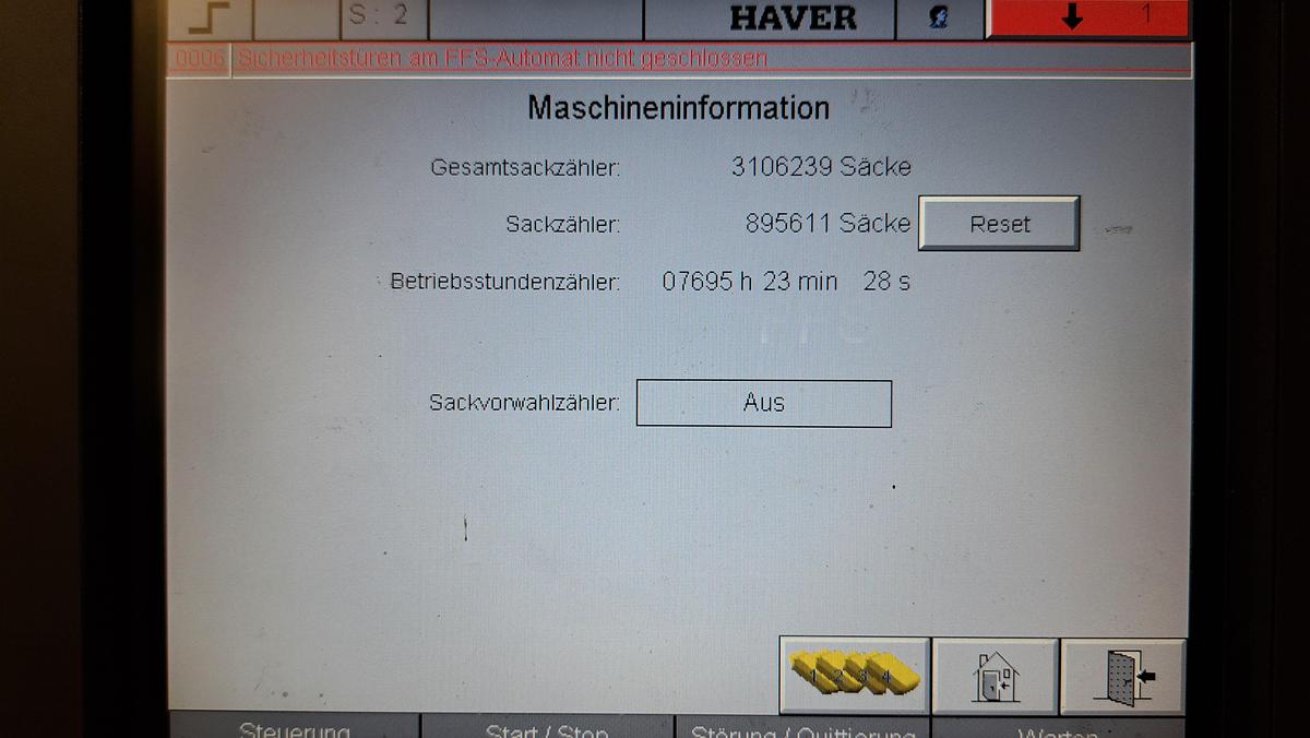Used 2004 Haver & Boecker FFS-Delta Form-Fill-Seal Packaging Machine