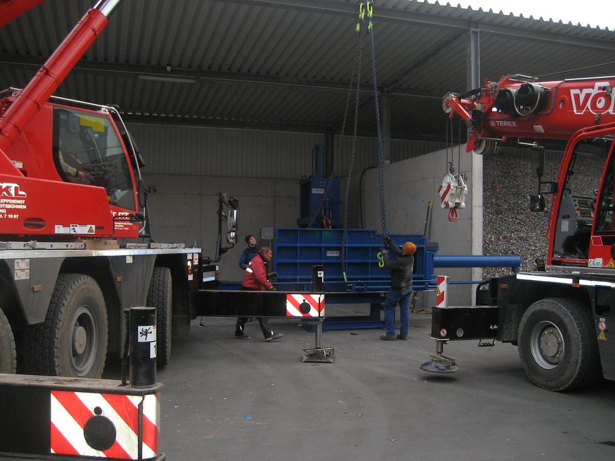 Used 2013 ATM Scrap Baler 40x40