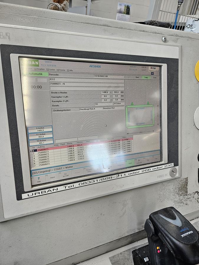 Used Schüco Production line for PVC/plastic windows